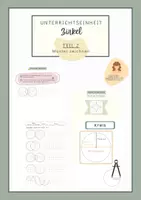 Vorschau - Arbeitsblätter - Muster mit dem Zirkel fortsetzen I Kreise zeichnen - Deckblatt