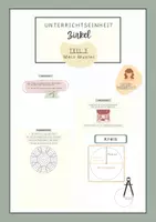 Vorschau - Poster - Geometrie | Zirkel | Kreise | Muster Zeichnen | Üben - Deckblatt