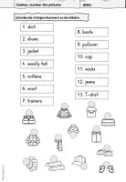 Vorschau - Arbeitsblätter - Englisch | clothes - Seite 3