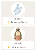 Vorschau - Arbeitsblätter - Schleichdiktat/ Laufdiktat ck | Klasse 1 | 8 Karten - Seite 3