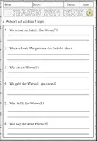 Vorschau - Arbeitsblätter - Ballade - Der Werwolf (Christian Morgenstern), Lesen und Verstehen Arbeitsblätter mit Lesetext, Fragen - Seite 3