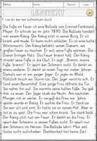 Vorschau - Arbeitsblätter - Ballade - Die Füße im Feuer (Conrad Ferdinand Meyer), Lesen und Verstehen Arbeitsblätter mit Lesetext, Fragen - Seite 2