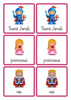 Vista previa - Juegos / Gamificación - Sant Jordi: joc de parelles amb vocabulari (lligada) - página 1