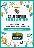 Vorschau - Stundenentwürfe - Salzformeln - Interaktive Unterrichtsstunde mit QR-Codes, Videos & Übungen | Verhältnisformeln einfach bestimmen Sek I - sofort einsetzbar - Deckblatt
