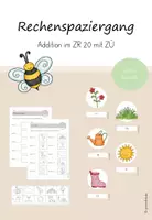 Vorschau - Arbeitsblätter - Rechenspaziergang I Frühling I ZR 20 mit ZÜ - Deckblatt