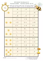 Vorschau - Arbeitsblätter - Blitzlesen Mathematik 1. Klasse – Vorgänger, Nachfolger & Nachbarzehner (ZR bis 20) - Seite 2