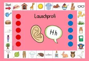 Vorschau - Spiele - Lauschprofi H/h: Lernspiel zur Förderung der Lautanalyse - Seite 1