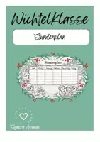 Vorschau - Mal- und Bastelvorlagen - Stundenplan Wichtelklasse - Deckblatt