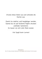 Vorschau - Bildkarten - Lernkarten Körperteile & Anatomie - Sprachförderung - Seite 1