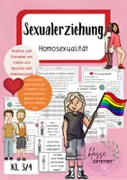 Vorschau - Arbeitsblätter - Sexualerziehung Kl. 4 I Homosexualität I LQBTQ+ - Deckblatt