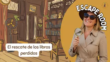 Vista previa - Unidades / Secuencias / Situaciones de Aprendizaje - ESCAPE ROOM: EL SECRETO DE LOS LIBROS PERDIDOS, DIA DEL LIBRO - Portada