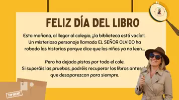 Vista previa - Unidades / Secuencias / Situaciones de Aprendizaje - ESCAPE ROOM: EL SECRETO DE LOS LIBROS PERDIDOS, DIA DEL LIBRO - página 3