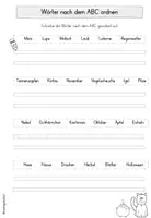 Vorschau - Arbeitsblätter - Herbst | Deutsch | Mathe | Klasse 3 | Herbstwerkstatt | Lerntheke - Seite 1