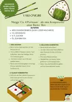 Vorschau - Arbeitsblätter - Rezeptkarte Yaki‑Onigiri – japanische Reisbällchen - Deckblatt