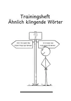 Vorschau - Arbeitsblätter - Ähnliche klingende Wörter - (im/ihm, Paar/paar, viel/fiel, Mann/man..) - inkl. Lösungen und Test - Deckblatt