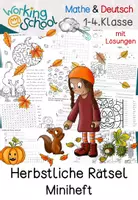 Vorschau - Arbeitsblätter - Herbst | Rätsel | Freiarbeit | Klasse 1-4 - Deckblatt