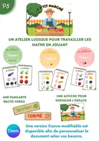 Aperçu - Affichage - LE P’TIT MARCHÉ – Listes de courses PS - Page 1