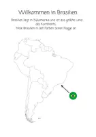 Vorschau - Mal- und Bastelvorlagen - Brasilien- Unterrichtsmaterial Klasse 2-3 | Arbeitsblätter & Projektarbeit - Seite 2