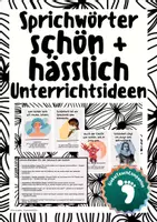 Vorschau - Stundenentwürfe - Paket: "Schön und hässlich" - vielseitiges Material - Seite 1