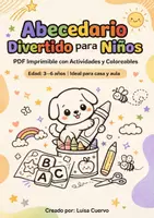 Vista previa - Hojas de trabajo - Abecedario divertido para niños - PDF - Portada