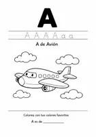 Vista previa - Hojas de trabajo - Abecedario divertido para niños - PDF - página 3