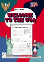 Vorschau - Arbeitsblätter - Welcome to the USA - Steckbrief Amerika - Seite 1