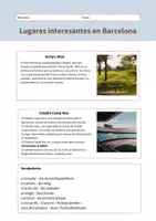 Vorschau - Arbeitsblätter - Lugares interesantes en Barcelona (Lesetexte) - Seite 2