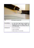 Vorschau - Arbeitsblätter - Inhaltsangabe Kurzgeschichte - Seite 1