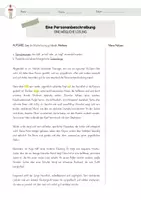 Vorschau - Arbeitsblätter - Arbeitsblatt - Personenbeschreibung überarbeiten und untersuchen - Deutsch - Beschreiben und erklären - Musterlösung - Seite 3