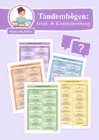 Vorschau - Arbeitsblätter - Tandembögen: Groß- und Kleinschreibung - Deckblatt