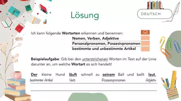 Vorschau - Stundenentwürfe - Vorbereitung Klassenarbeit Wortarten - Seite 3