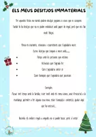 Vista previa - Manualidades / Dibujos para colorear - Carta: Els meus desitjos immaterials - página 1