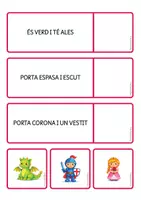 Vista previa - Hojas de trabajo - Descripcions breus Sant Jordi (lletra pal, lligada i impremta) - Portada