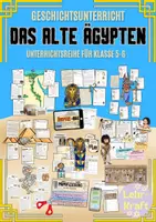 Vorschau - Unterrichtsreihen - Altes Ägypten (Unterrichtsreihe, Geschichte, Klasse 5-6) - Deckblatt