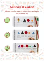 Vista previa - Hojas de trabajo - Gramática Visual Montessori (Categorías Gramaticales) - página 2