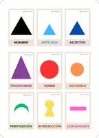 Vista previa - Hojas de trabajo - Gramática Visual Montessori (Categorías Gramaticales) - página 3