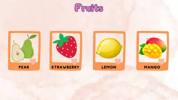 zapowiedź - Karta pracy "fruits" - angielski dla dzieci 5-8 lat - strona 1