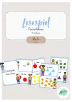 Vorschau - Spiele - Lesespiel - Geometrie, Flächenformen, Ich habe...wer hat - Deckblatt