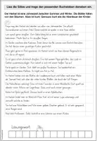 Vorschau - Arbeitsblätter - Lesespaziergang Herbst | differenziert | Leseverständnis Klasse 2-3 - Seite 2