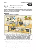 Vorschau - Arbeitsblätter - Rezepte (Vorgangsbeschreibung): Mit Fachbegriffen beschreiben - Deckblatt