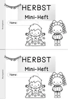 Vorschau - Arbeitsblätter - Herbst | Deutsch & Mathematik | Miniheft | Klasse 1 - Seite 1