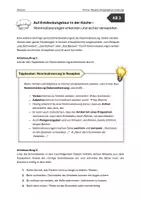 Vorschau - Arbeitsblätter - Rezepte (Vorgangsbeschreibung): Nominalisierung (Substantivierung) - Deckblatt