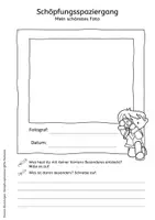 Vorschau - Arbeitsblätter - Schöpfungskamera - Über die Schöpfung staunen - Seite 3
