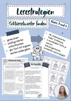 Vorschau - Arbeitsblätter - Lesestrategie - Schlüsselwörter finden - Deckblatt