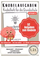 Vorschau - Arbeitsblätter - Materialpaket - Knobelhefte - Gemischte Übungen zu verschiedenen Kompetenzbereichen - Kombinatorik, Geometrie, Größen, Grundrechenarten - Grundschule ab Klasse 3 - Seite 1