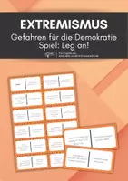 Vorschau - Spiele - Extremismus - Spiel "Leg an" - Gefahren für die Demokratie - Deckblatt