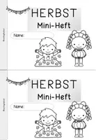 Vorschau - Stationenlernen - Herbst Miniheft Klasse 3 | Deutsch & Mathematik | Freiarbeit - Seite 2