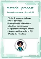 anteprima - Altro tipo di materiale - Lino il robottino. Attività interdisciplinare - Pagina 1