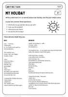 Vorschau - Arbeitsblätter - Writing Tasks - Travel & Holidays 🛫🌍 - Seite 3