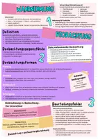 Vorschau - Merkblätter - Wahrnehmung und Beobachtung - Mindmap - Prüfungsvorbereitung - Deckblatt